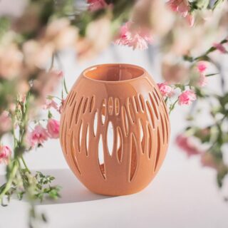 Brûle parfum Série Céramy Ovali Terra et Olive