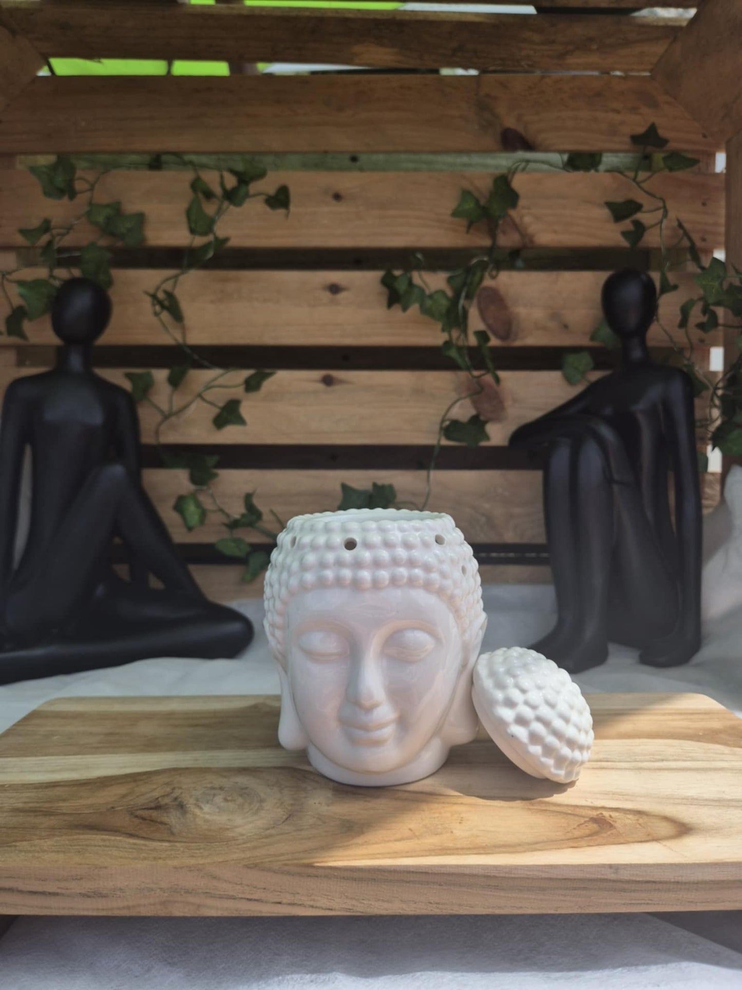 Brûle parfum Série Céramy – Bouddha Blanc