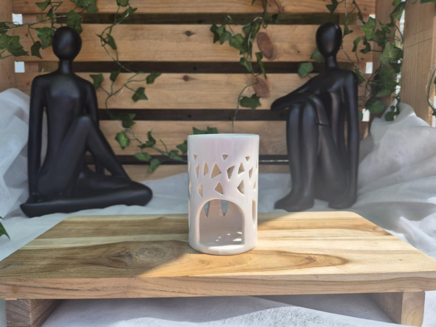 Brûle Parfum Céramique – Forêt Blanc