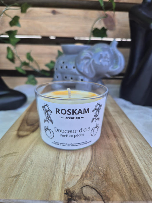 Bougie Classique Parfum Pêche