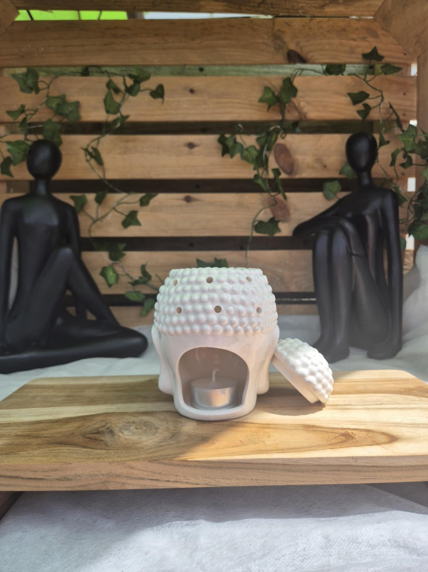 Brûle parfum Série Céramy – Bouddha Blanc