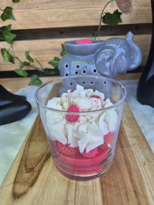 Bougie Gourmande Fruits Rouges  Imparfaite